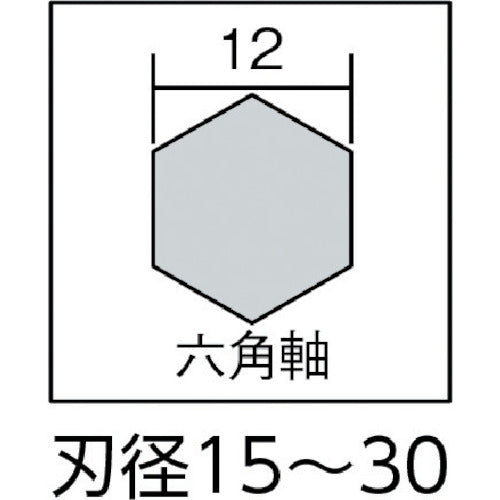 スターエム　ロングドリル　刃径１５．０ｍｍ　シャンク径１２ｍｍ　全長５００ｍｍ　5L-150　1 本