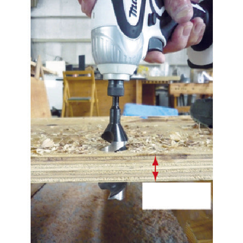 Star-M Impact Bit, Medium, Blade Diameter 3.0mm, Shank Diameter 6.35mm, 7M-030, 1 pc