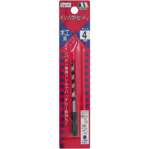 STAR-M Impact Bit Short 4.0 7S-040 1 piece