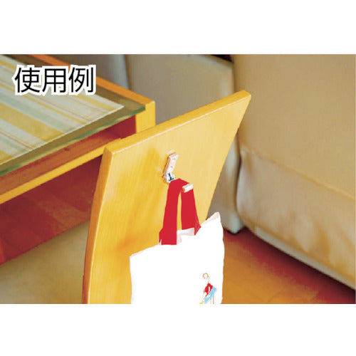 光　収納フック　小　亜鉛　シルバー　（１個＝１ＰＫ）　KSUF-12　1 個