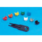 PANDUIT Modular Jack Guard Off White (10 pieces) PSL-DCJB-IW 1 bag