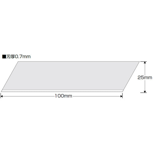 ＫＤＳ　スクレーパー専用厚刃５枚入　HB-5SCL　1 PK