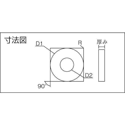 三和　切削工具　ハイスチップ　四角９０°　09S9003-BN　10 個