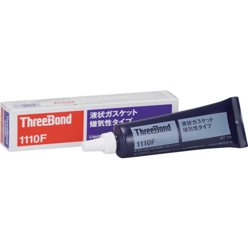 ＴＨＲＥＥＢＯＮＤ　液状ガスケット　ＴＢ１１１０Ｆ　工業用シーリング剤　シール剤　１００ｇ　白色　高強度　無溶剤　半乾性型　嫌気性タイプ（１１１０ＦＧ）　TB1110F-100　1 個