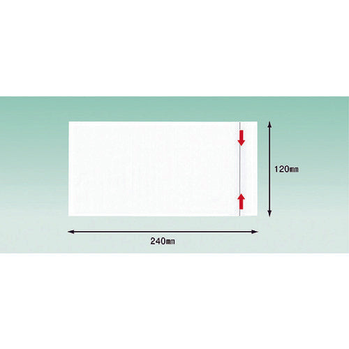 パピルス　デリバリーパック　ミシン目開封仕様（長４封筒サイズ用）１２０×２４０　１００枚入　全面糊　PA-039T　1 PK
