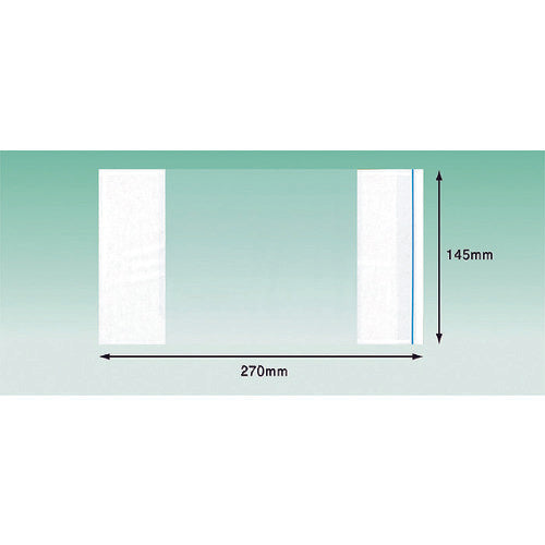 パピルス　デリバリーパック　ポケットタイプ　部分糊（長３封筒サイズ用）１４５×２７０　１００枚入　PA-033T　1 PK