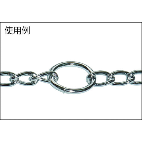 ニッサチェイン　ステンレスリング４．８×３２．０ｍｍ（１個入）　P-201　1 PK