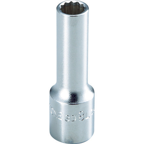 TONE 딥 소켓(12각) 대변 치수 8mm 전체 길이 54mm 3D-08L 1개