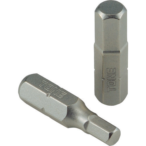 TONE 오프셋식 래칫 드라이버용 비트 헥사곤 비트 2면폭 치수 2mm BTH2S 1 S