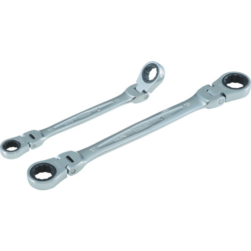 TONE Double-headed ratchet wrench 17X19 RMFW-1719 1 piece