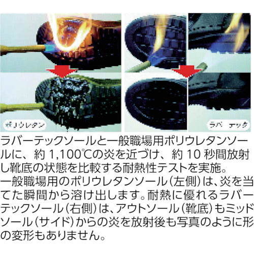 ミドリ安全　踏抜き防止板入り　ゴム２層底安全靴　ＲＴ７３１ＦＳＳＰ−４　２５．５　RT731FSSP-4-25.5　1 足