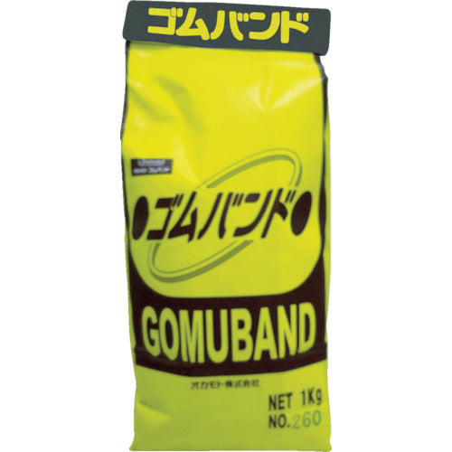 오카모토 고무 밴드 1KG 가방 입 (1300 개 입) 310 1 봉지