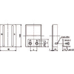 KANETEC Magnetic Separation Equipment Iron Plate Separator Floater (Thin Type) Width 62mm x Depth 51mm x Height 87mm KF-T5A 1 Set