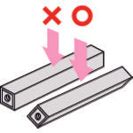 KANETEC Strong Square Magnet Rod Total Length 195mm KGM-H20 1 piece