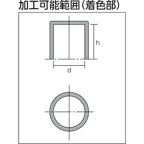 ＫＡＮＥＴＥＣ　永磁ホルダ　アルニコ磁石　外径１０ｍｍ　円形・外径ｈ公差　KM-H001　1 個