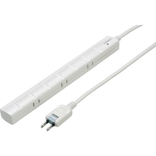 YAZAWA 3P Compatible Slim Tap 7 Outlets 5m Magnet Y02YJKP705WH 1 pc