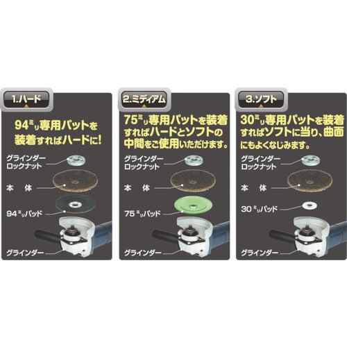 ＭＵＲＡＫＯ　サーフェイスディスク　外径１００φ　８０＃　SAFO10016-C　10 枚