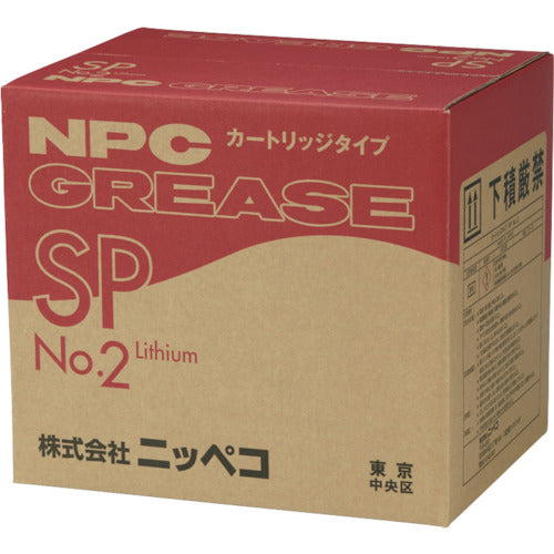 NIPPECO Lithium All-Purpose Grease Cartridge Type SP (Consistency No. 2) 420ML CART-SP-420ML-2 1 pc