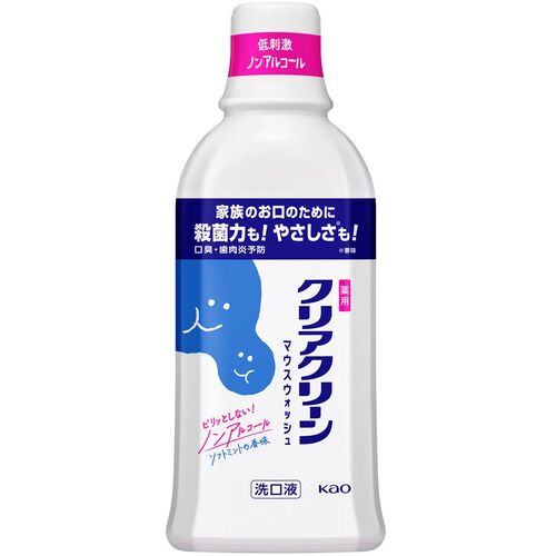 Ｋａｏ　クリアクリーンデンタルリンスソフトＭ　６００ｍｌ　241306　1 個