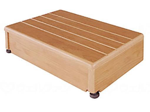 シコク玄関台（木製）微笑の蘭 45W-30