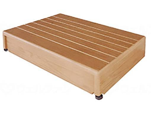 シコク玄関台（木製）微笑の蘭 60W-40