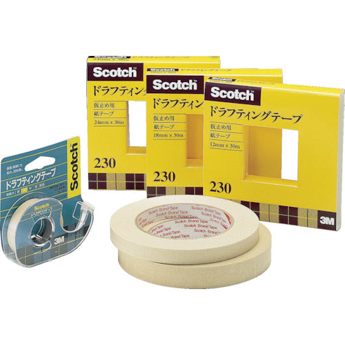 3M Drafting Tape 18mm x 30m 230-3-18 1 roll