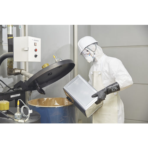 SHOWA Chemical Resistant Gloves No. 874R Butyl Rubber Chemical Protection Gloves XL Size Black NO874R-XL 1 Pair