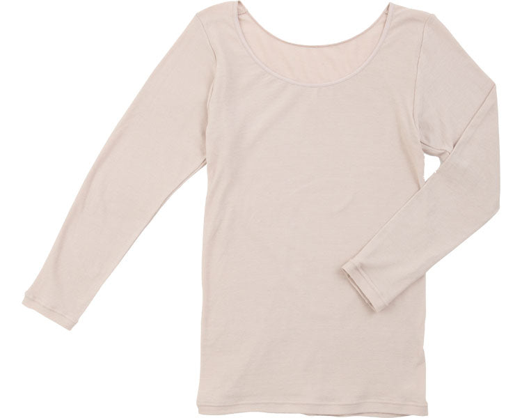 부드럽게 착탈 매끄러운 이너 8 분 소매 여성용 / 83400112 베이지 1 장