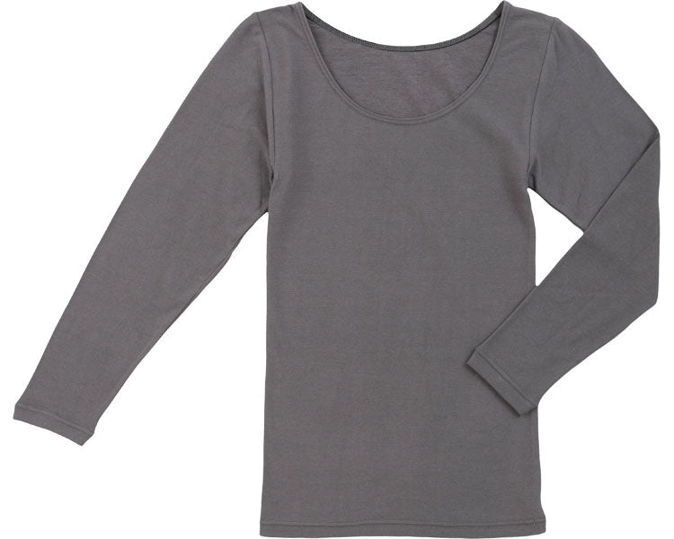 부드럽게 착탈 매끄러운 이너 8 분 소매 여성용 / 83400105 회색 1 장