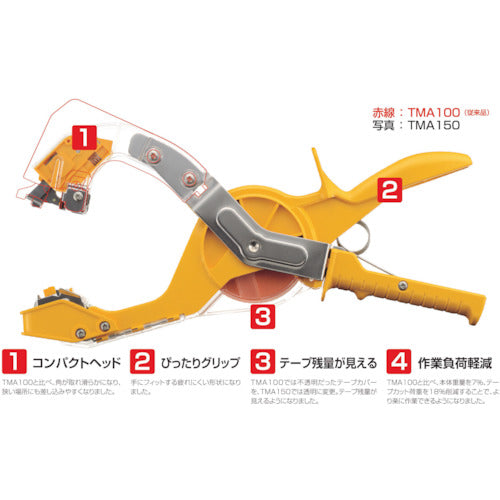 ニチバン　誘引結束機　とめたつプラスＴＭＡ１５０　TMA150　1 台