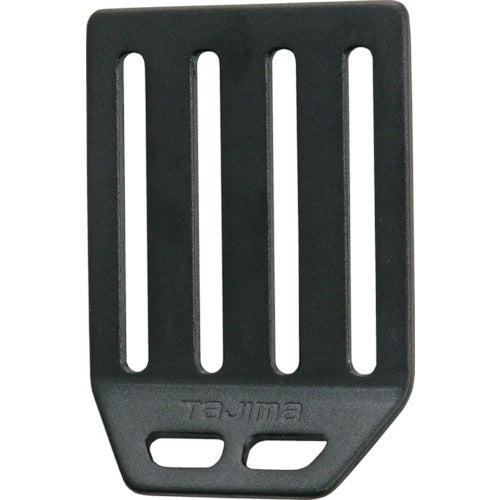 タジマ　Ｌ型Ｄ環止め（アルミ４穴）ブラック　TA-LAD4BK　1 個