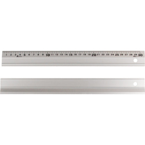 Shinwa Aluminum Ruler Arusuke 30cm Non-Slip 65501 1 Piece