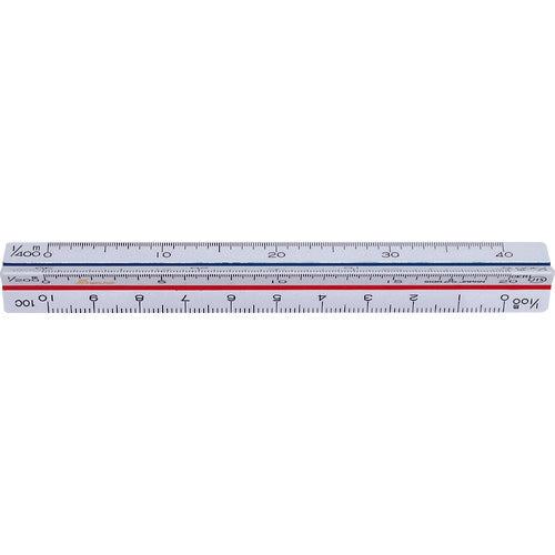 Shinwa Triangular Scale A-10 70777 1 unit