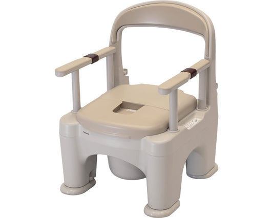 휴대용 화장실 &lt;좌락&gt; 라피네 / PN-L30200BE 표준 타입(플라스틱 변기) 베이지 1대