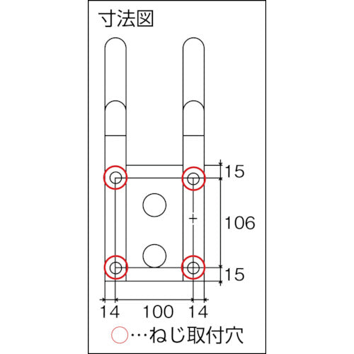 ＴＲＵＳＣＯ　全閉式工場扇　ゼフィール用　壁掛けアングルのみ　TFZP-W　1 台