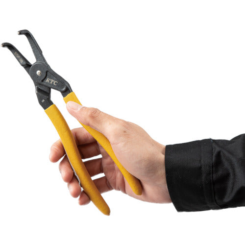 KTC Curved Snap Ring Pliers for Shafts Φ2.3 SOP-9B 1 piece