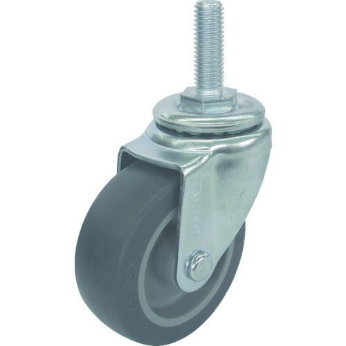 ＴＲＵＳＣＯ　キャスター　ネジＭ１６×４０エラストマー車φ１００　TYST-100EL　1 個