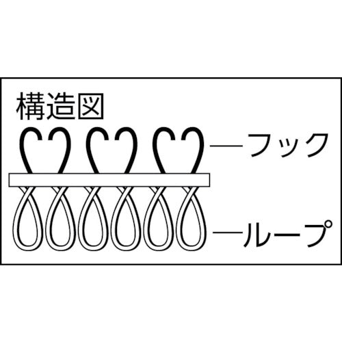 ＴＲＵＳＣＯ　マジックバンド［［Ｒ下］］結束テープ　両面　黒　４０ｍｍ×２５ｍ　MKT-40250-BK　1 巻