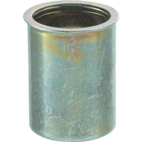 TRUSCO Crimp Nut Thin Head Steel Plate Thickness 3.5 M4 x 0.7 1000 Pieces TBNF-4M35S-C 1 Box