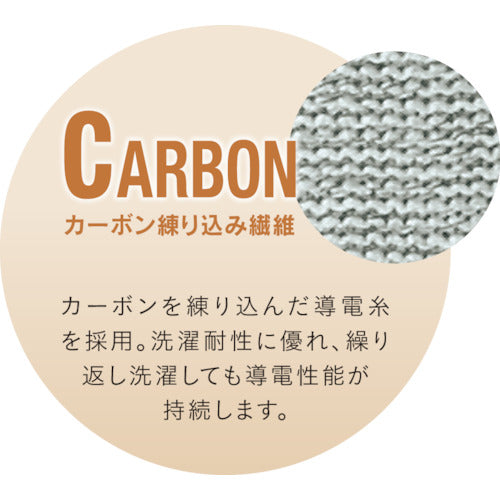 SHOWA ESD Protect Palm Gloves A0622 L Size A0622-L 1 pair