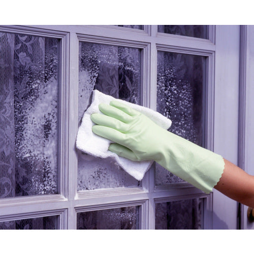 SHOWA PVC Working Gloves, Medium Weight, Green, Size L, NO111-LG, 1 Pair