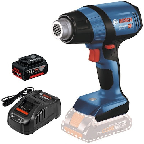 ボッシュ　１８Ｖコードレスホットエアガン＋バッテリー充電器セット　GHG18V50HSET　1 Ｓ