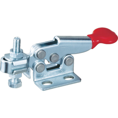 Super Downward Pressing Toggle Clamp (Horizontal Handle Type) Total Length: 67mm Clamping Force: 0.2kN Flange Base TD04F 1 pc