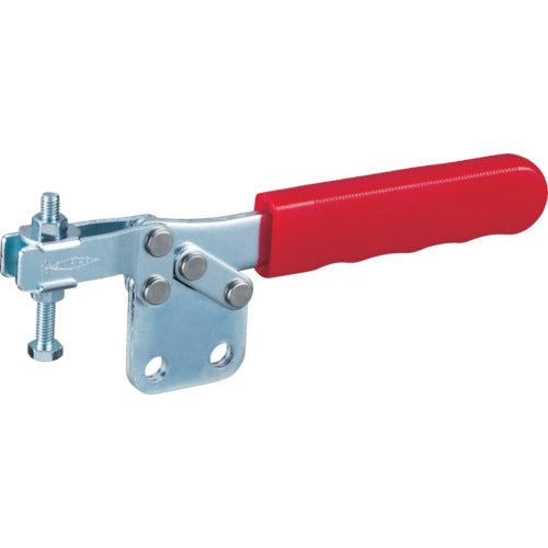 Super Downward Pressing Toggle Clamp (Horizontal Handle Type) Total Length: 199mm Clamping Force: 2.5kN Straight Base TDBS38S 1 pc