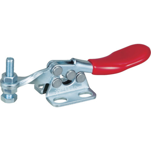 Super Downward Presser Toggle Clamp (Horizontal Handle Type) Total Length: 80mm Clamping Force: 0.27kN TDH150F 1 pc