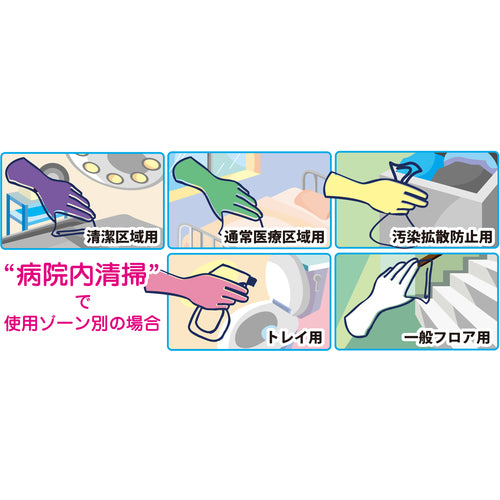 비니스터 염화 비닐 장갑 소프트 에이스 화이트 M 758-M 1 쌍