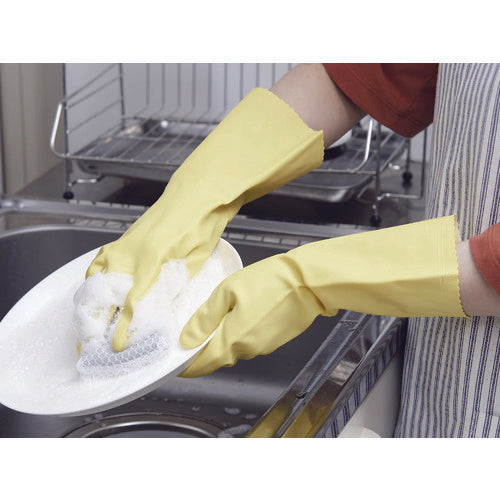 비니스터 염화 비닐 장갑 소프트 에이스 옐로우 L 760-L 1 쌍