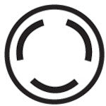 Meiko MH2872 1 pc. Grounded 2P recessed plug socket