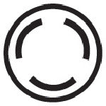 Meiko MH2883 2P Grounded Plug Outlet 1 pc