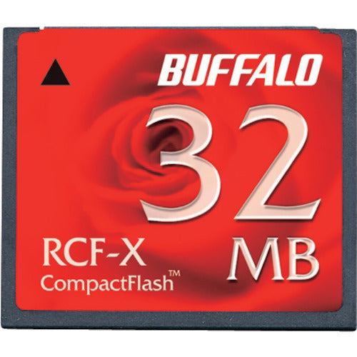 ＢＡＦＦＡＬＯ　コンパクトフラッシュ　ハイコストパフォーマンスモデル　３２ＭＢ　RCF-X32MY　1 個